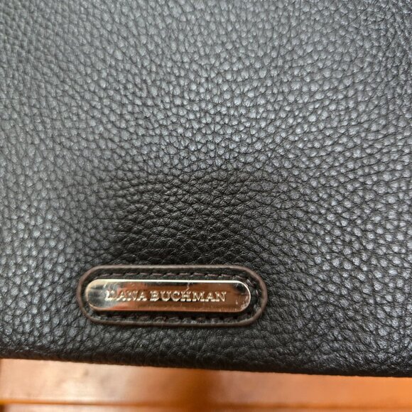 Dana Buchman Small Saddle Bag Crossbody Black & Brown - Picture 4 of 8